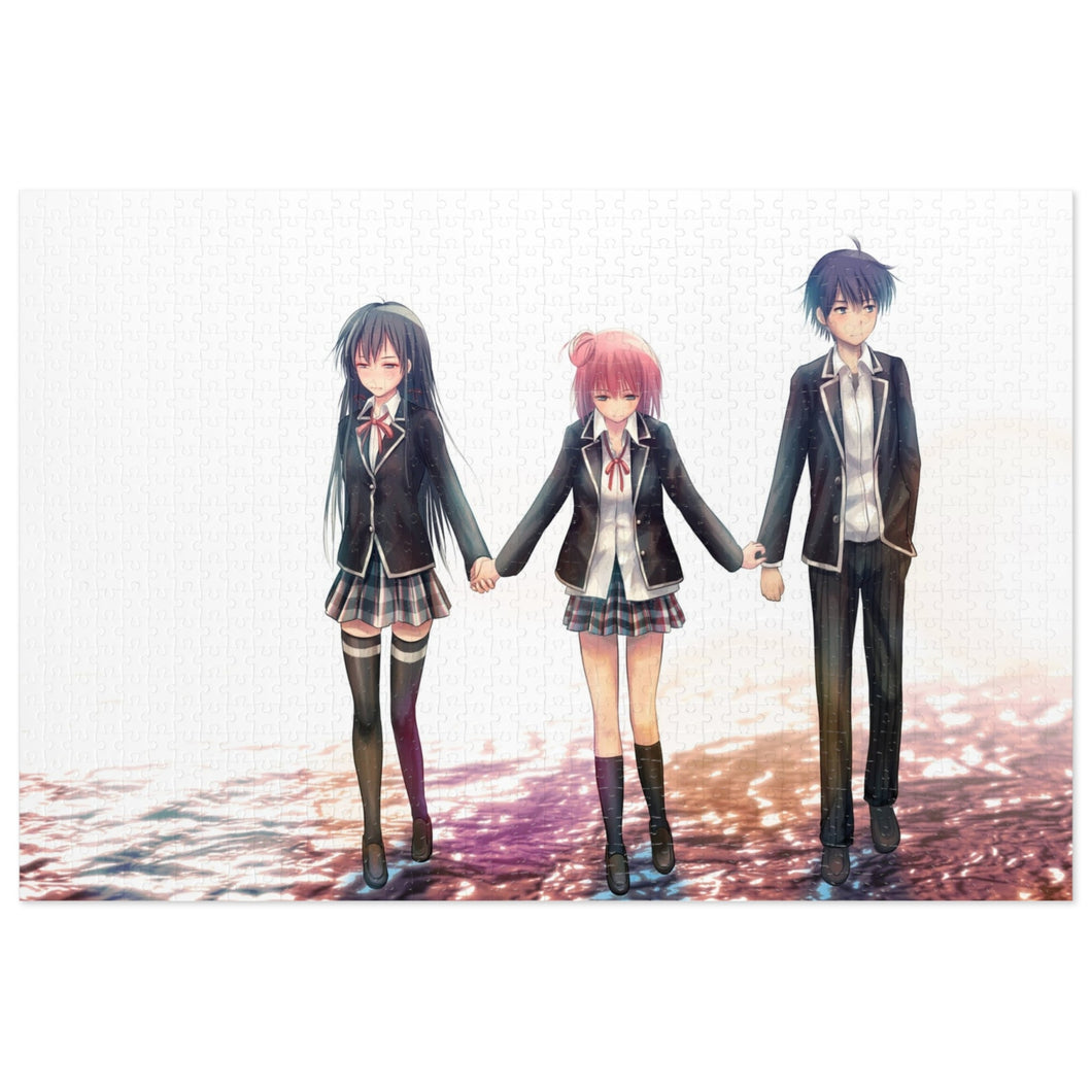 My Teen Romantic Comedy SNAFU Hachiman Hikigaya, Yukino Yukinoshita, Yui Yuigahama Jigsaw Puzzle