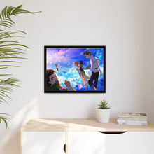 Load image into Gallery viewer, Anohana Meiko Honma, Jinta Yadomi, Naruko Anjou, Tetsudou Hisakawa, Chiriko Tsurumi Canvas Framed Art Print
