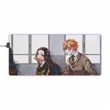 Load image into Gallery viewer, Nezuko Kamado Zenitsu Agatsuma RGB LED Mouse Pad (Desk Mat)
