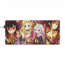 Load image into Gallery viewer, Shiro (No Game No Life) RGB LED Mouse Pad (Desk Mat)
