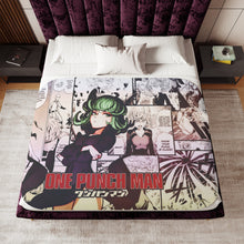 Load image into Gallery viewer, Anime One-Punch Man Sherpa Blanket
