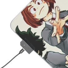 Load image into Gallery viewer, My Hero Academia Izuku Midoriya, Katsuki Bakugou RGB LED Mouse Pad (Desk Mat)
