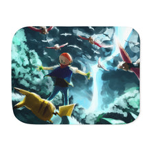 Load image into Gallery viewer, I will protect you, even if i have to die Sherpa Blanket
