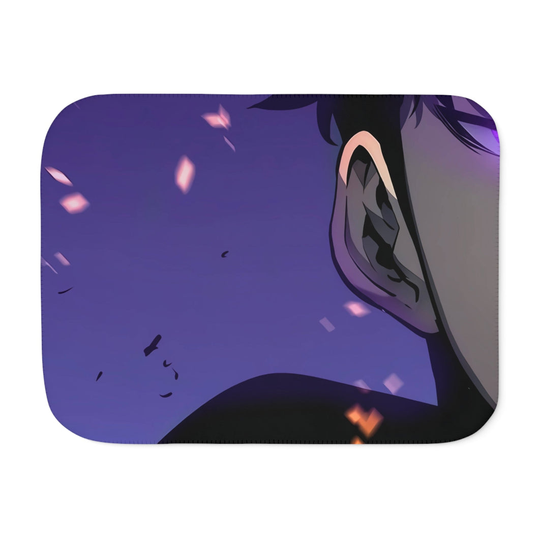 Anime Solo Leveling Sherpa Blanket