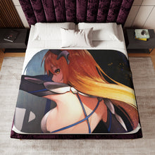 Load image into Gallery viewer, Is It Wrong To Try To Pick Up Girls In A Dungeon? Sherpa Blanket
