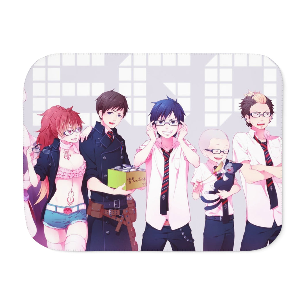 Ao No Exorcist Sherpa Blanket