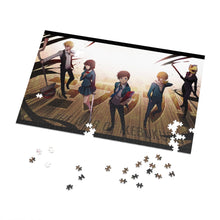 Load image into Gallery viewer, Durarara!! Shizuo Heiwajima, Celty Sturluson, Masaomi Kida, Anri Sonohara Jigsaw Puzzle
