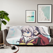 Load image into Gallery viewer, Anime Charlotte Sherpa Blanket
