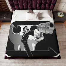 Load image into Gallery viewer, Anime Soul Eater Sherpa Blanket
