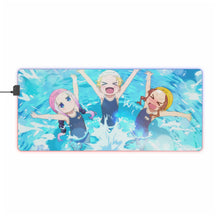 Load image into Gallery viewer, kanna and her little trio in pool RGB LED Mouse Pad (Desk Mat)

