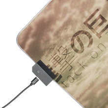 Load image into Gallery viewer, Anime Attack On Titan RGB LED Mouse Pad (Desk Mat)
