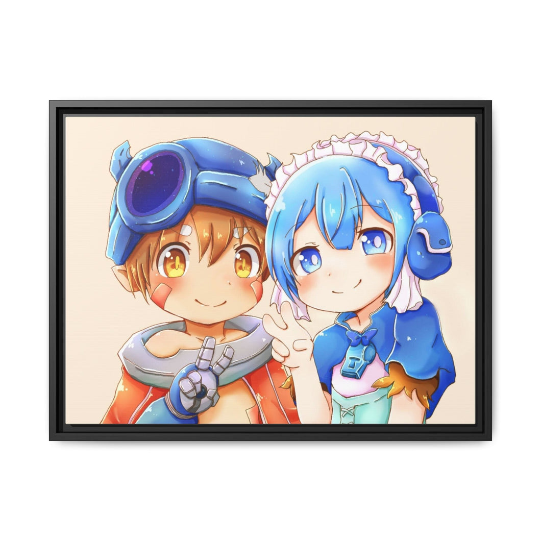 Anime Made In Abyss Canvas Framed Art Print