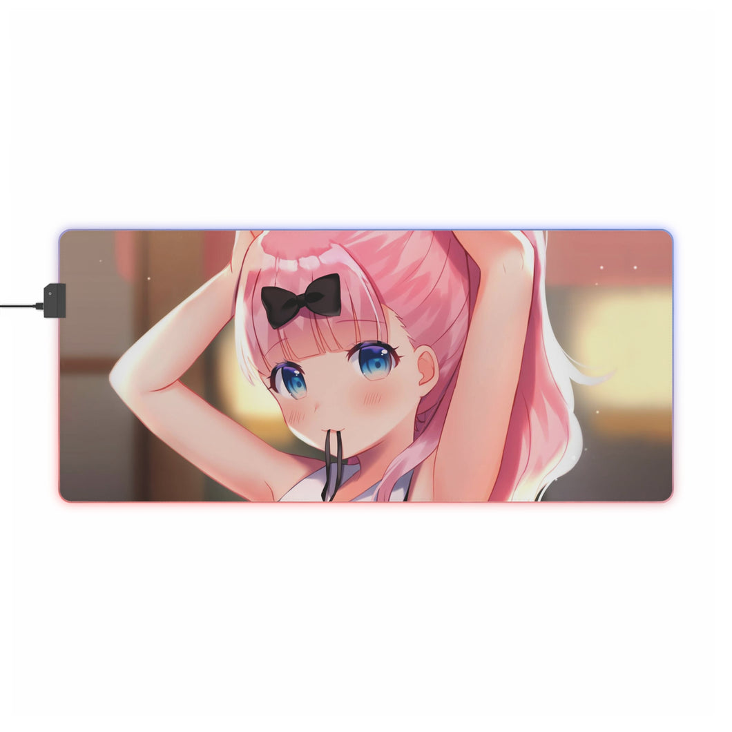 Chika Fujiwara RGB LED Mouse Pad (Desk Mat)