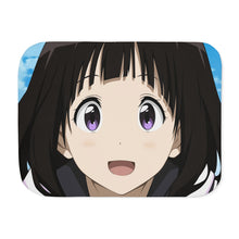 Load image into Gallery viewer, Eru Chitanda  Smiling face Sherpa Blanket
