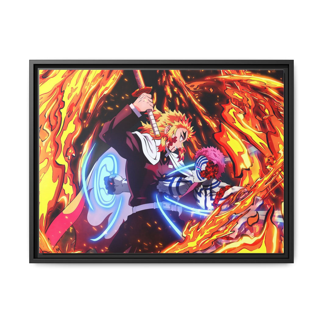 Demon Slayer: Kimetsu no Yaiba Canvas Framed Art Print