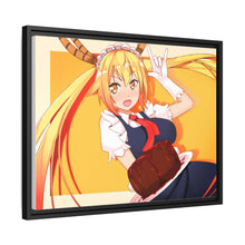 Load image into Gallery viewer, Anime Miss Kobayashi&#39;s Dragon Maid Canvas Framed Art Print
