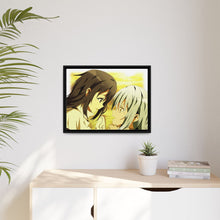 Load image into Gallery viewer, Rimuru Tempest and Shizue Izawa Canvas Framed Art Print
