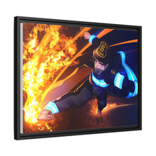 Load image into Gallery viewer, Anime Fire Force Canvas Framed Art Print
