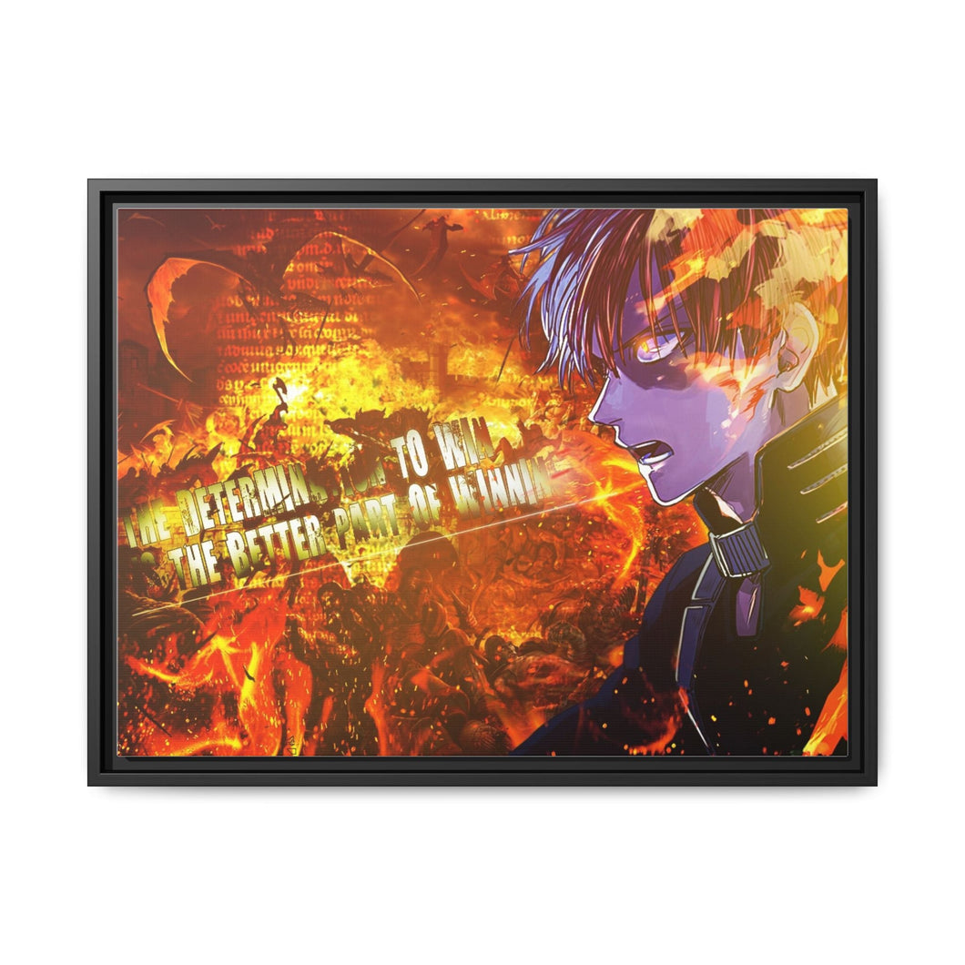 My Hero Academia Canvas Framed Art Print