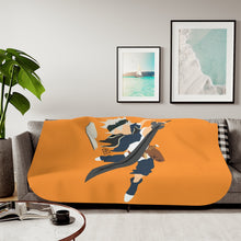 Load image into Gallery viewer, Black Clover Asta Sherpa Blanket
