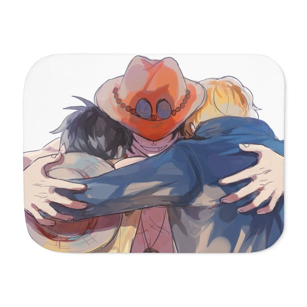 Luffy, Ace, Sabo Sherpa Blanket