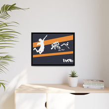 Load image into Gallery viewer, Minimalist "Fly High"Haikyuu!! Canvas Framed Art Print

