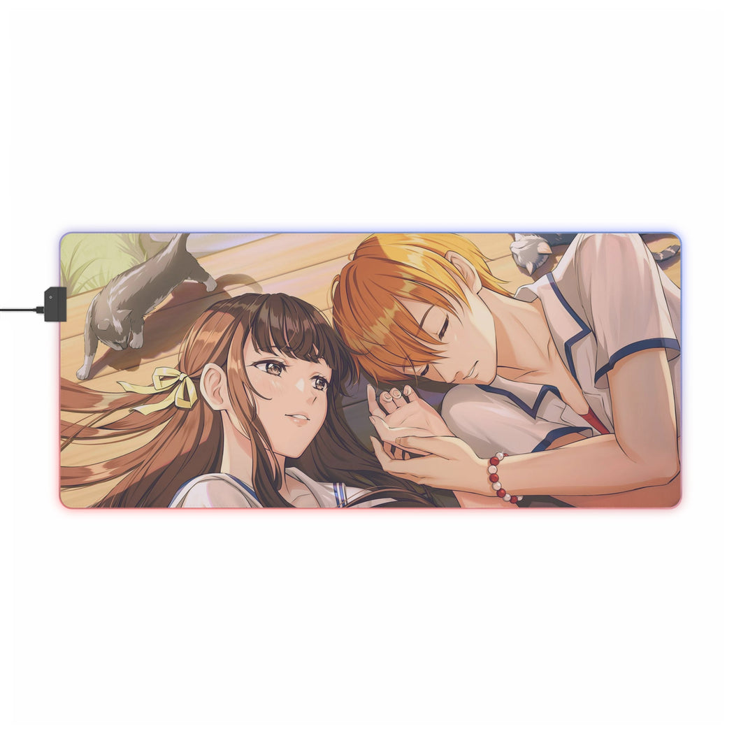 Fruits Basket RGB LED Mouse Pad (Desk Mat)