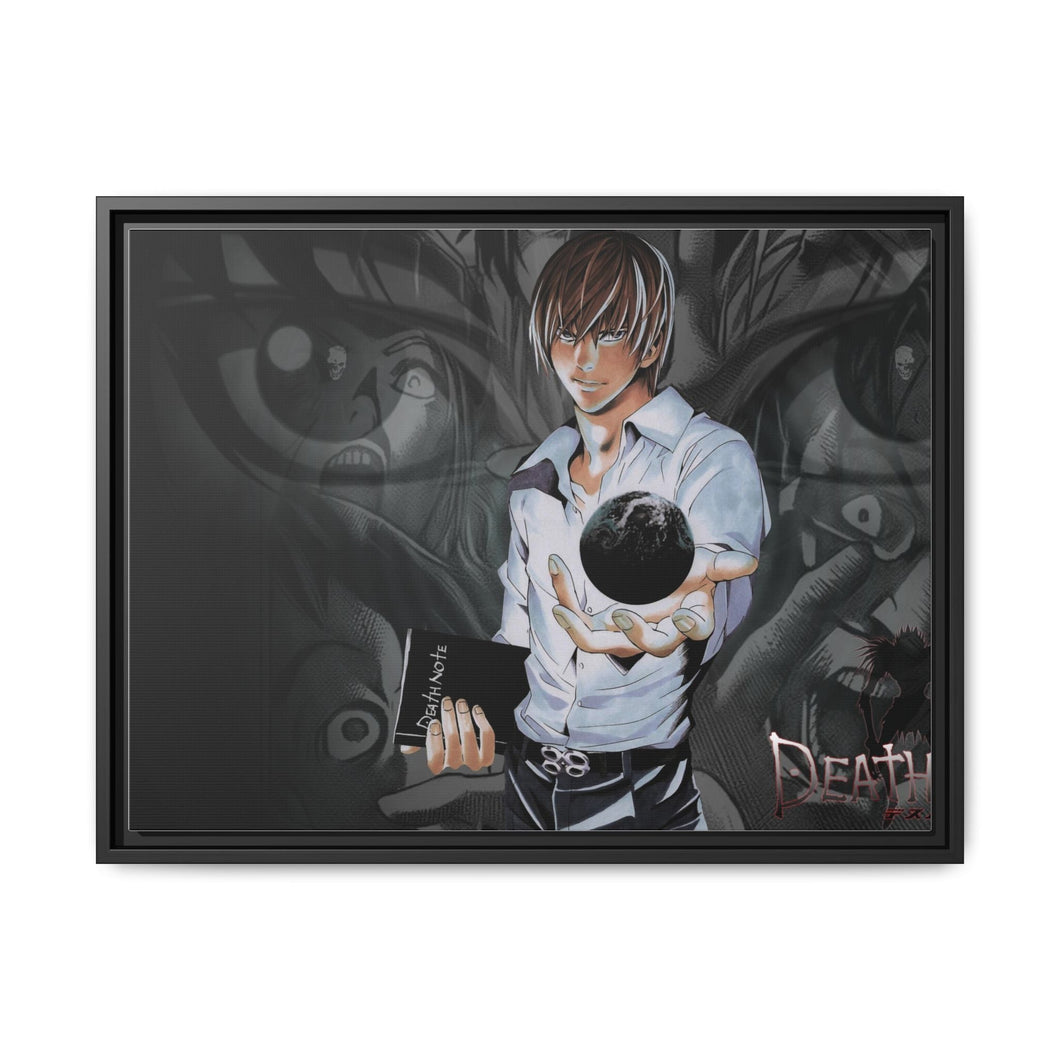 Welcome to your death Canvas Framed Art Print