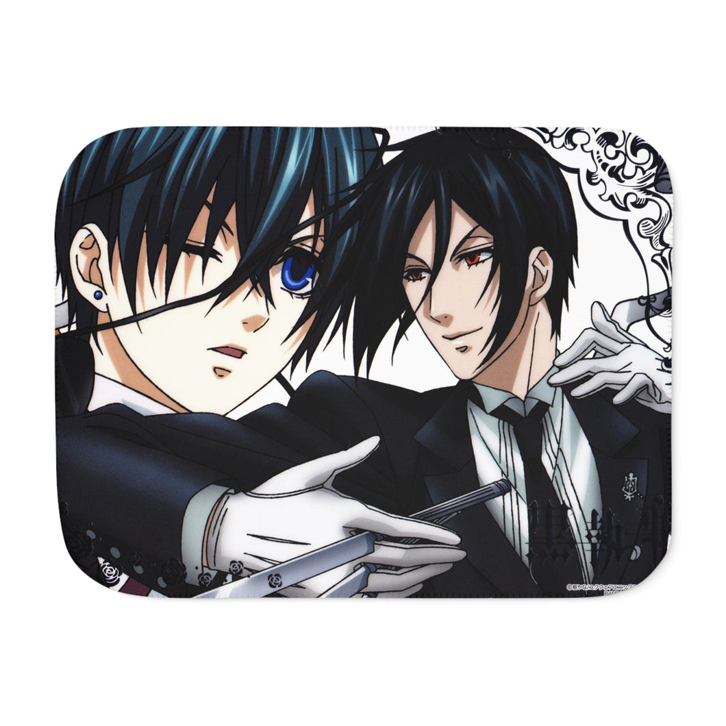 Black Butler Sherpa Blanket
