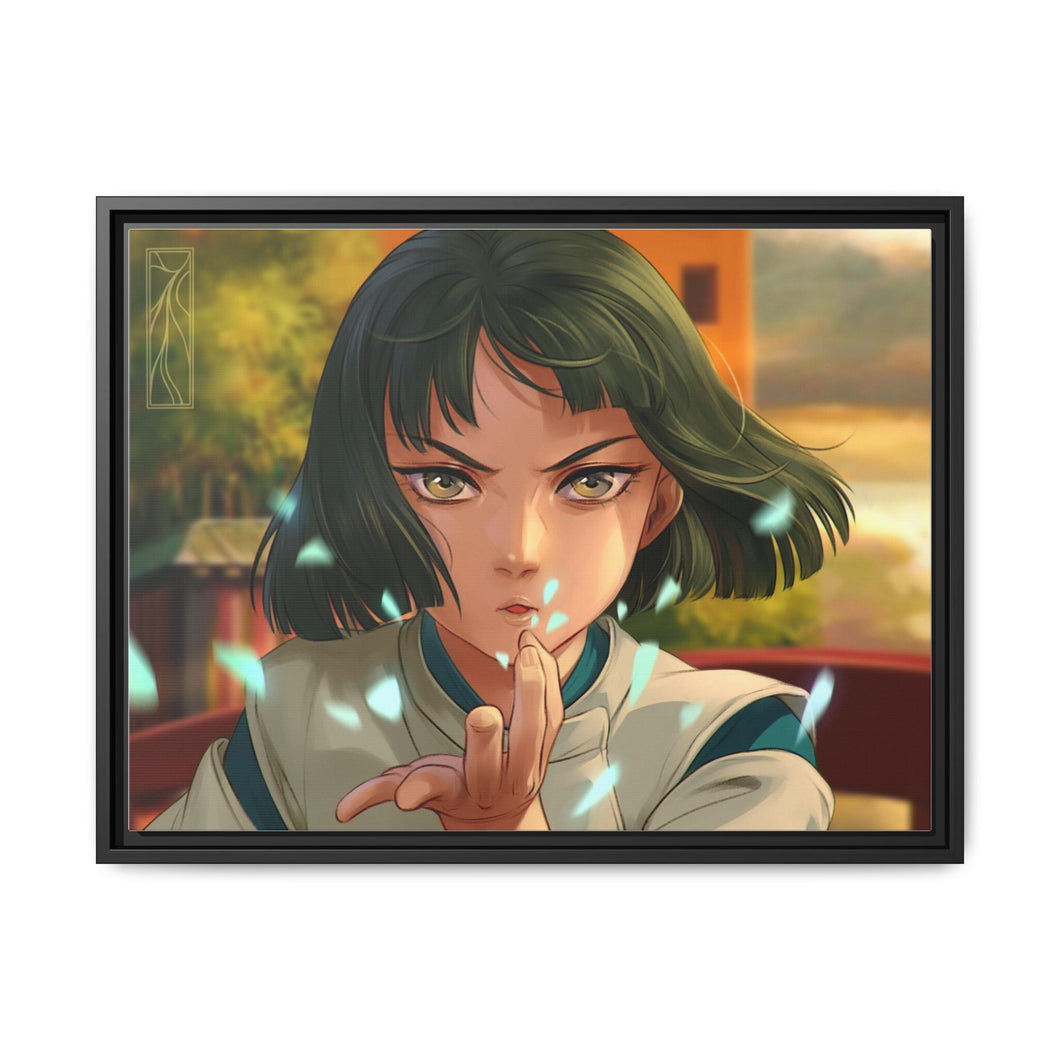 Haku - Spirited Away Canvas Framed Art Print
