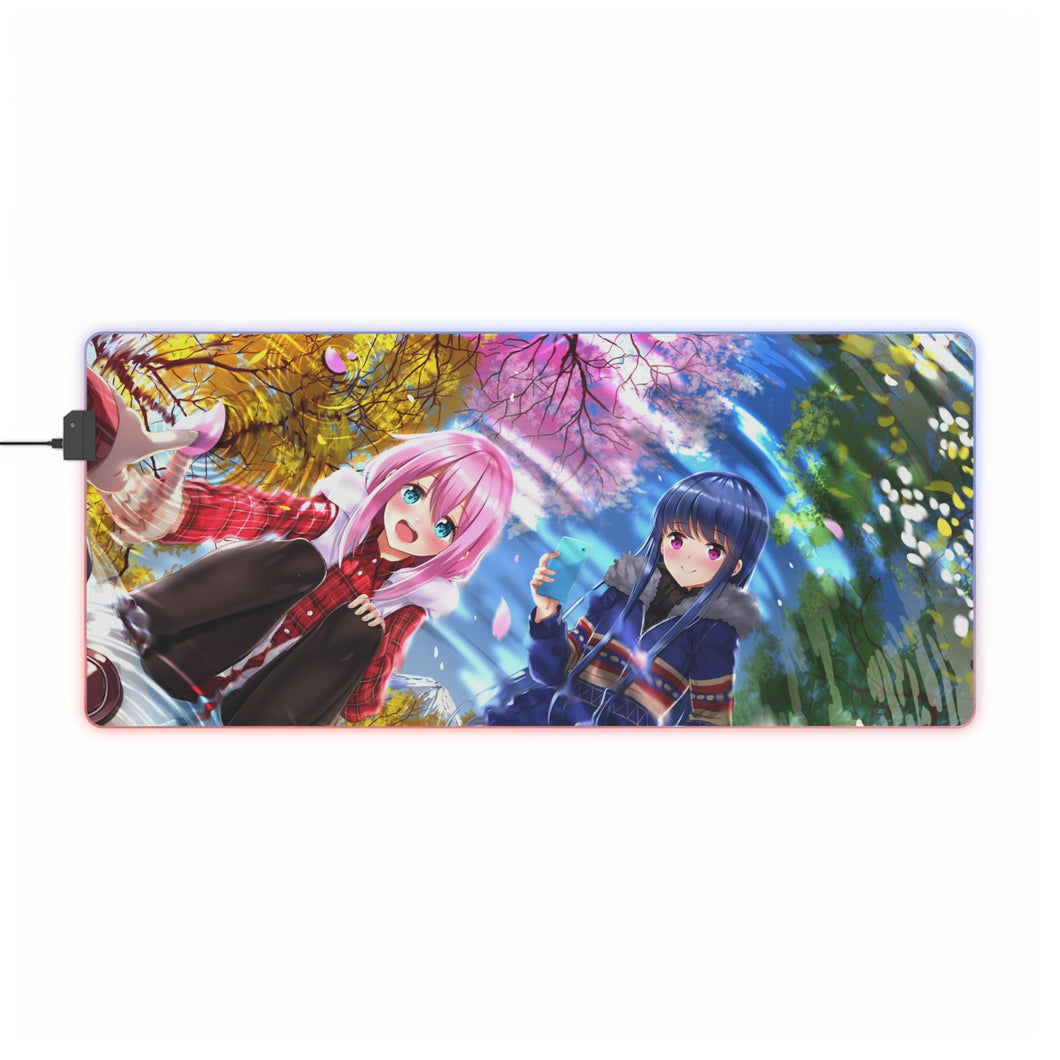 Laid-Back Camp by RGB LED Mouse Pad (Desk Mat)