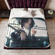 Load image into Gallery viewer, Demon Slayer: Kimetsu no Yaiba Sherpa Blanket
