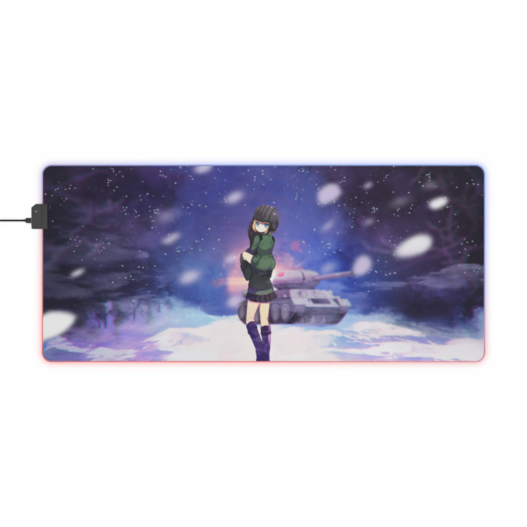 Girls und Panzer RGB LED Mouse Pad (Desk Mat)