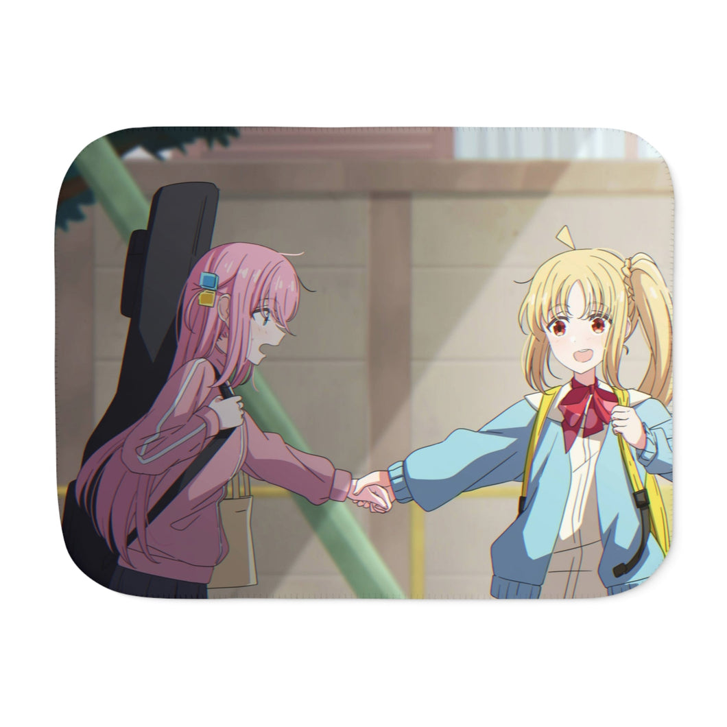 Bocchi the Rock Sherpa Blanket