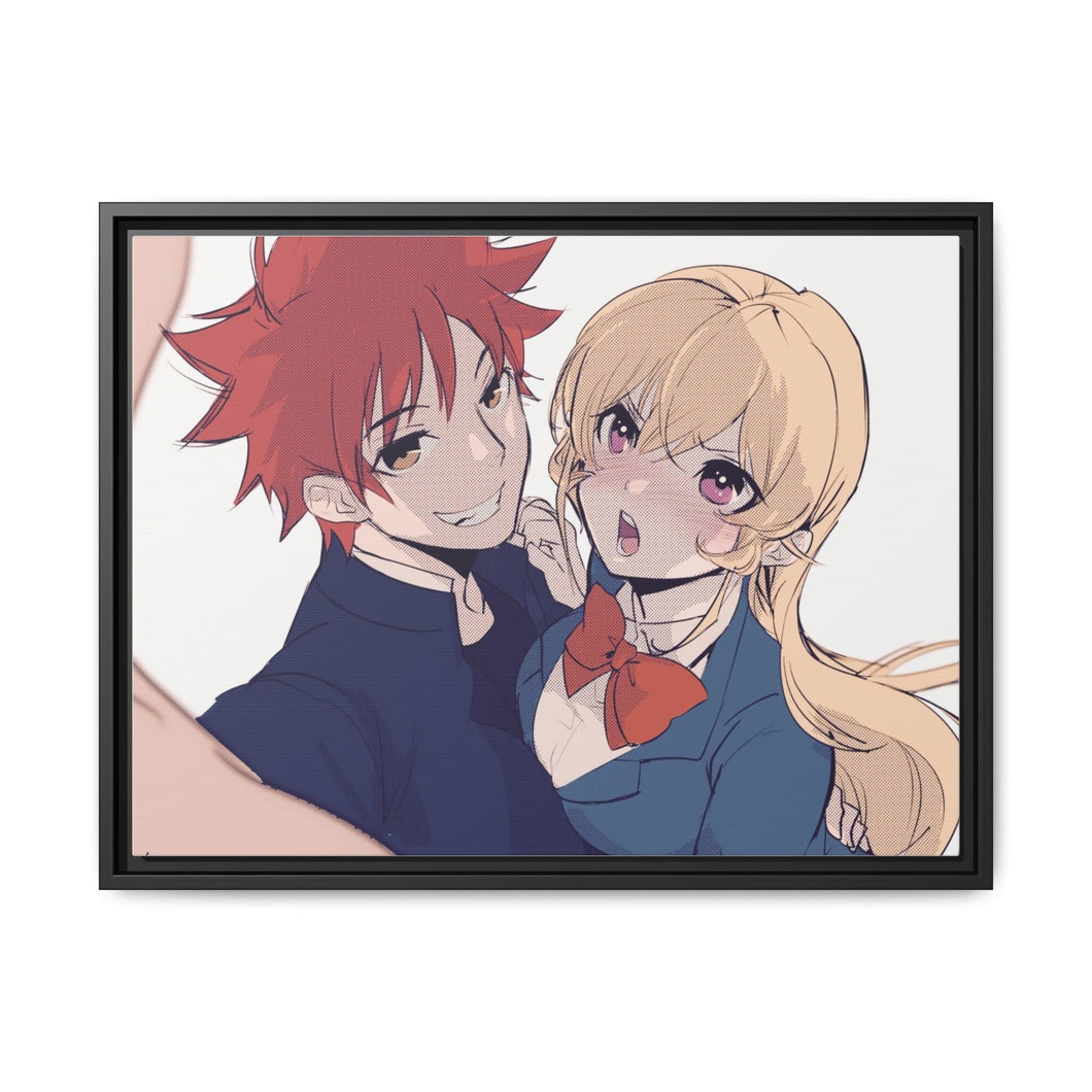 Anime Food Wars: Shokugeki no Somar Canvas Framed Art Print