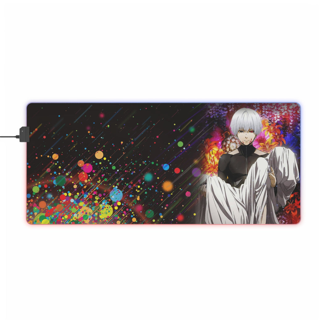 Tokyo Ghoul Ken Kaneki RGB LED Mouse Pad (Desk Mat)