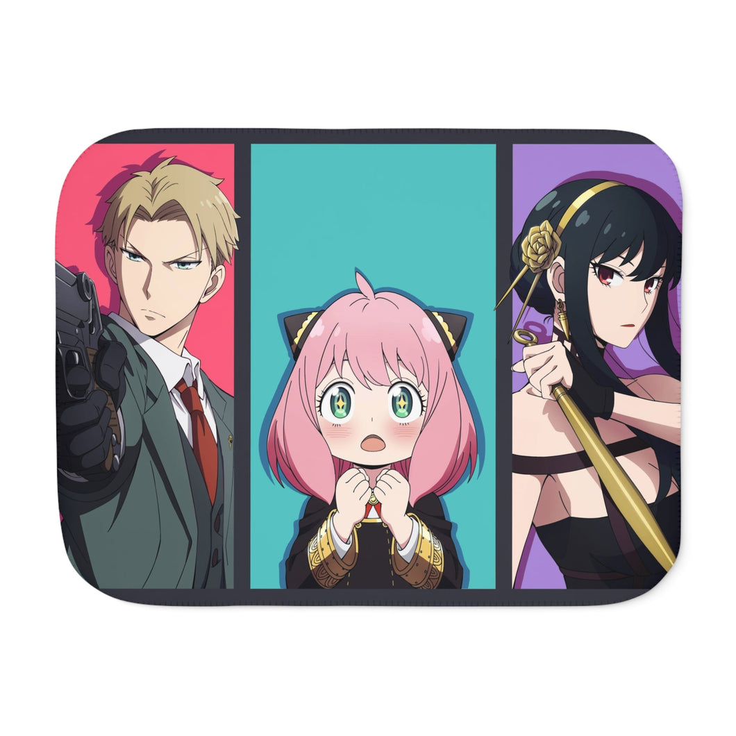 Anime Spy x Family Sherpa Blanket