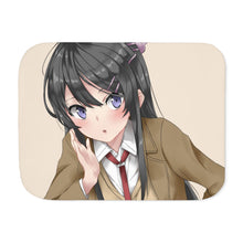 Load image into Gallery viewer, Rascal Does Not Dream Of Bunny Girl Senpai Sherpa Blanket
