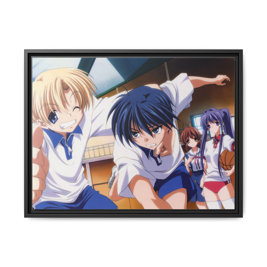 Anime Clannad Canvas Framed Art Print