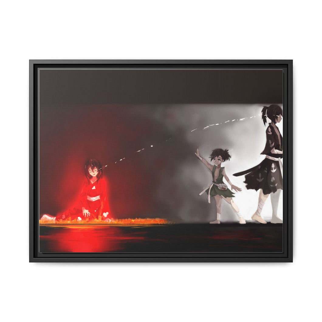 Dororo Hyakkimaru, Dororo, Dororo, Mio Canvas Framed Art Print