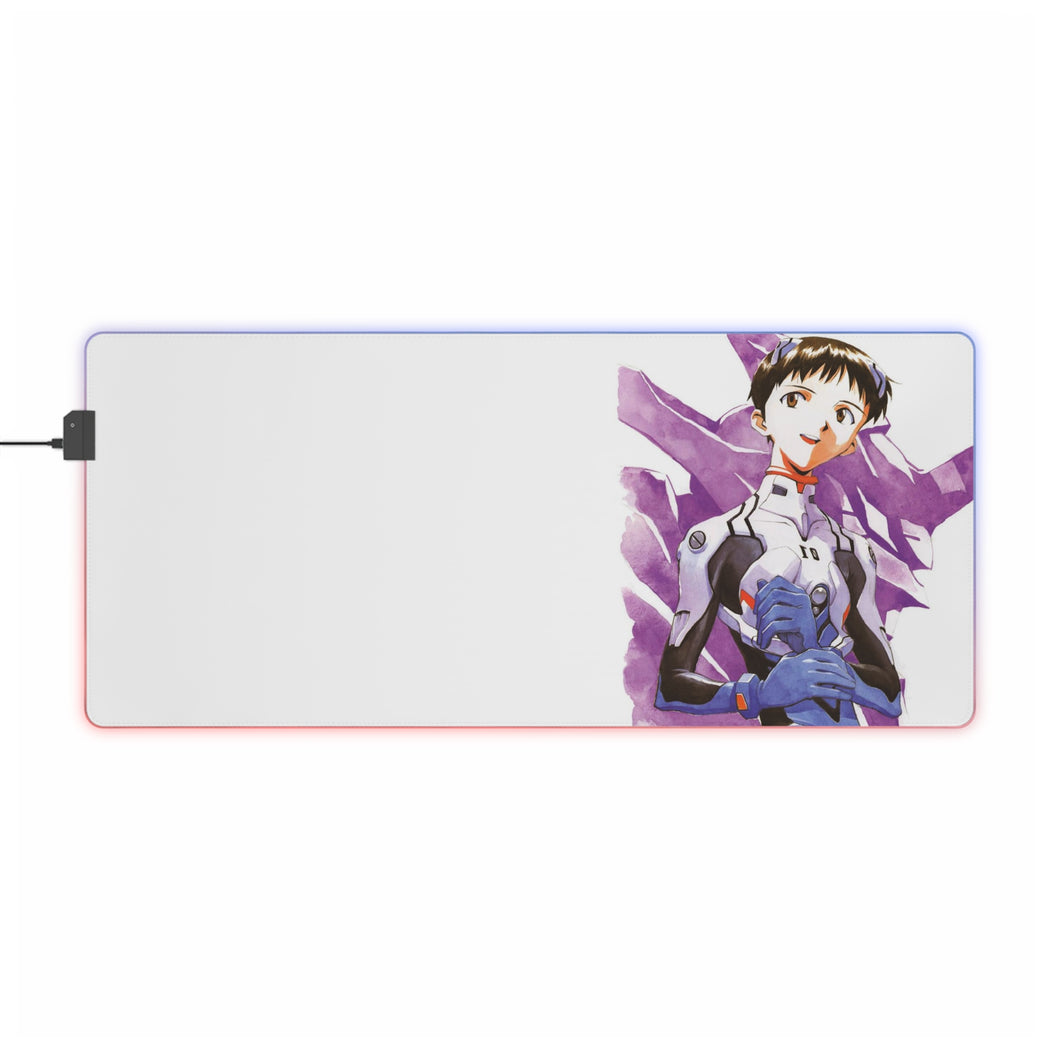 Anime Neon Genesis Evangelion RGB LED Mouse Pad (Desk Mat)