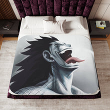 Load image into Gallery viewer, Fairy Tail Gajeel Redfox Sherpa Blanket
