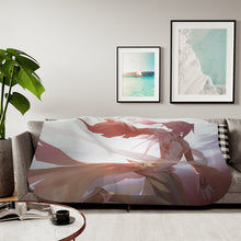 Load image into Gallery viewer, Guilty Crown Inori Yuzuriha Sherpa Blanket
