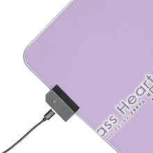 Load image into Gallery viewer, Glass Heart Princess RGB LED Mouse Pad (Desk Mat)
