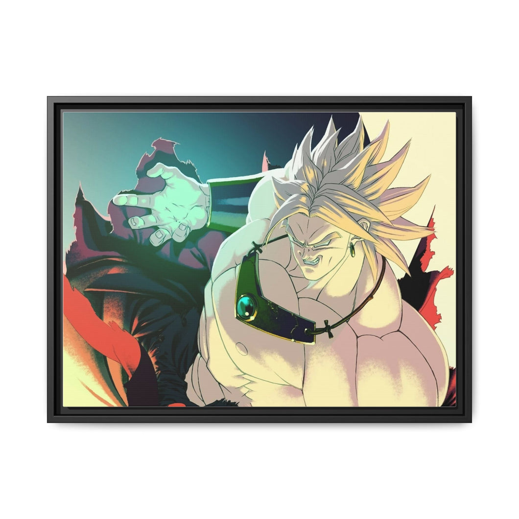 Broly Canvas Framed Art Print