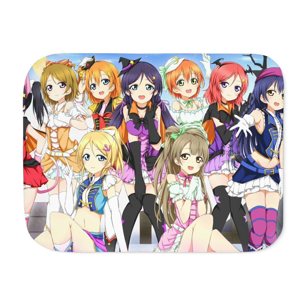 Love Live! U's Members Sherpa Blanket