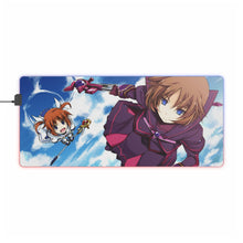 Load image into Gallery viewer, Nanoha Takamachi RGB LED Mouse Pad (Desk Mat)

