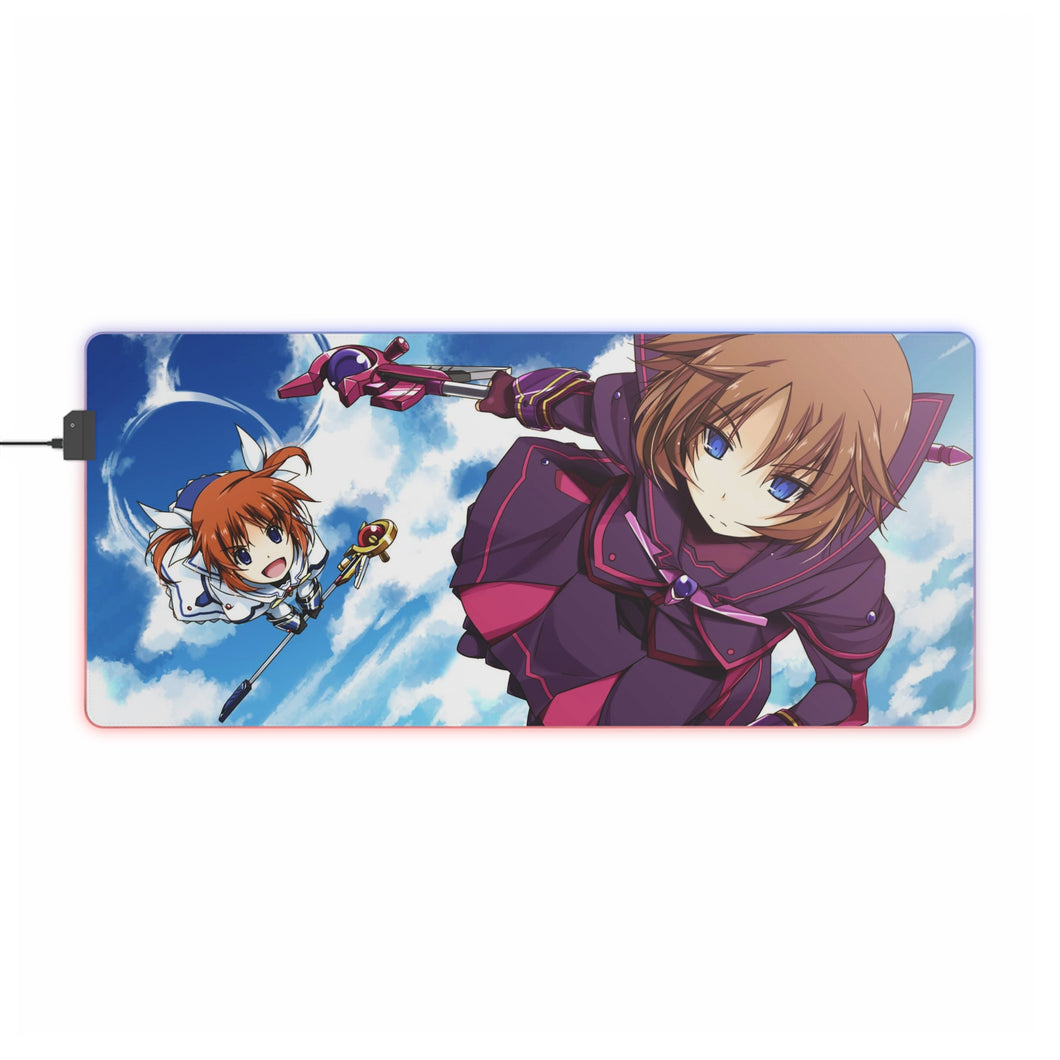 Nanoha Takamachi RGB LED Mouse Pad (Desk Mat)