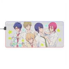 Load image into Gallery viewer, Free! Rin Matsuoka, Makoto Tachibana, Haruka Nanase, Nagisa Hazuki RGB LED Mouse Pad (Desk Mat)
