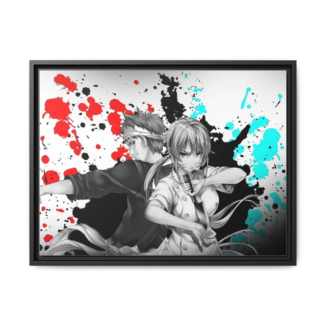 Anime Food Wars: Shokugeki no Soma Canvas Framed Art Print